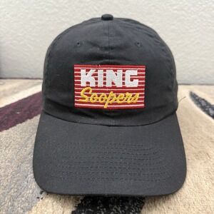King Shoppers Hat Cap Strapback Black Employee Uniform